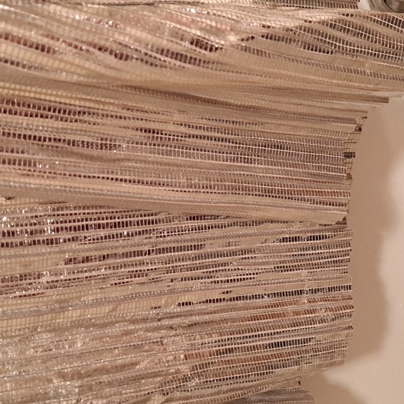 Anthropologie Maeve Shimmer Silvery Tone Girgeous Skirt szO Like New - Picture 3 of 7